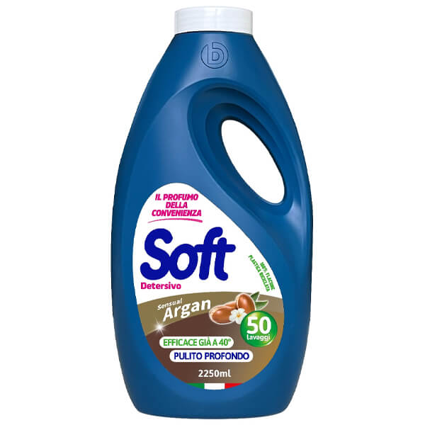 Soft Υγρό Πλυντηρίου 50μεζ. (2,25lt) Olio Di Argan