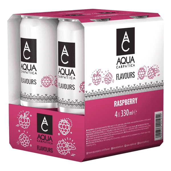 Aqua Carpatica Βατόμουρο 4x330ml