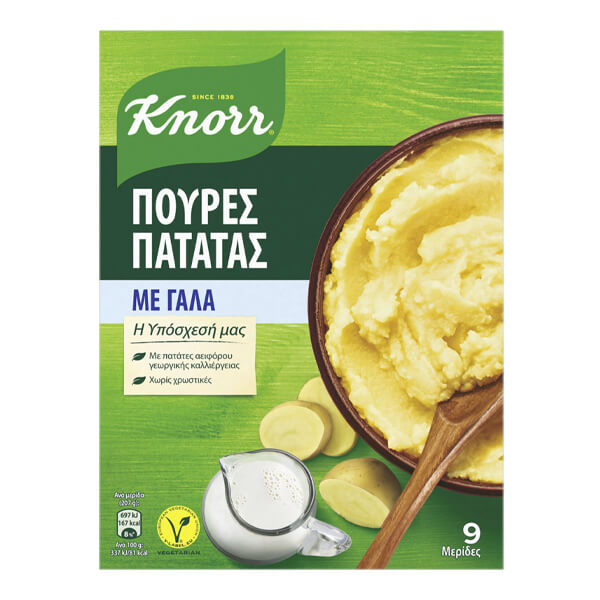 Knorr Πουρές με Γάλα 291gr
