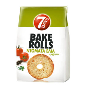 7Days Bake Rolls Ντομάτα Ελιά & Ρίγανη 150gr
