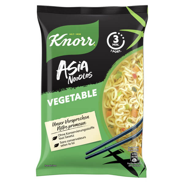 Knorr Noodles 70gr (Γεύση Λαχανικών)