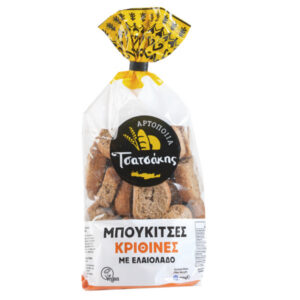 Τσατσάκης Μπουκίτσες 400gr (Κρίθινα με Ελαιόλαδο)