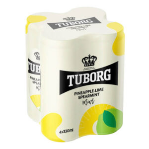 Tuborg Soda Κουτί (4x330ml) - Ανανάς & Lime