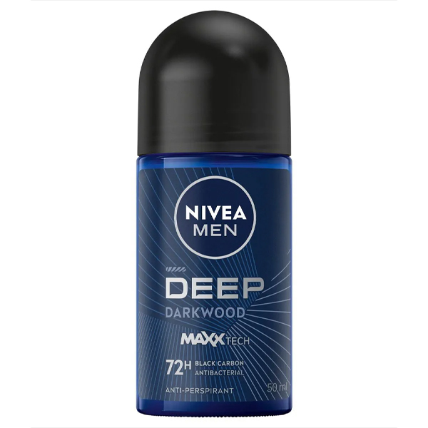 Nivea Roll-On Men 50ml (Deep) (Black Carbon) (Dry & Clean)