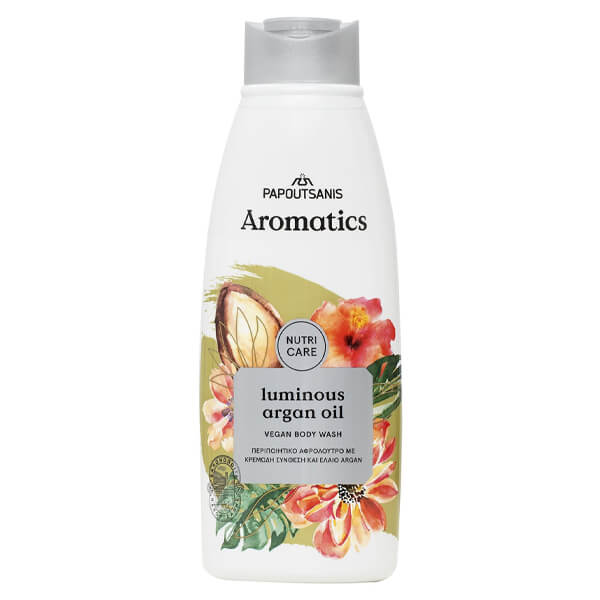 Papoutsanis Aromatics Αφρόλουτρο 600ml - Luminous Argan Oil