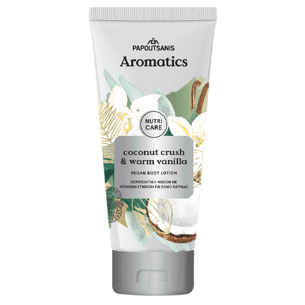Papoutsanis Aromatics Body Lotion 200ml - Coconut Crush & Warm Vanilla