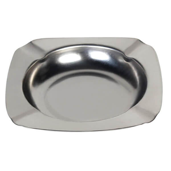Σταχτοδοχείο Τετράγωνο Inox 11,5x11,5hcm
