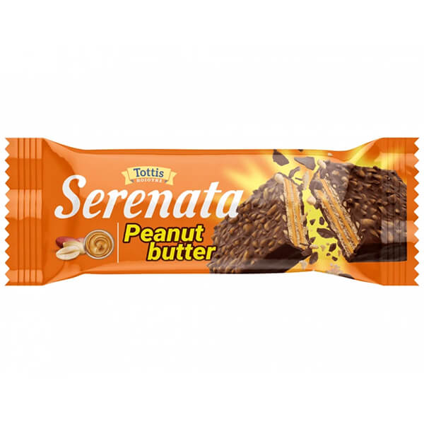Γκοφρέτα Serenata Φυστικοβούτυρο 20τεμ X 25gr