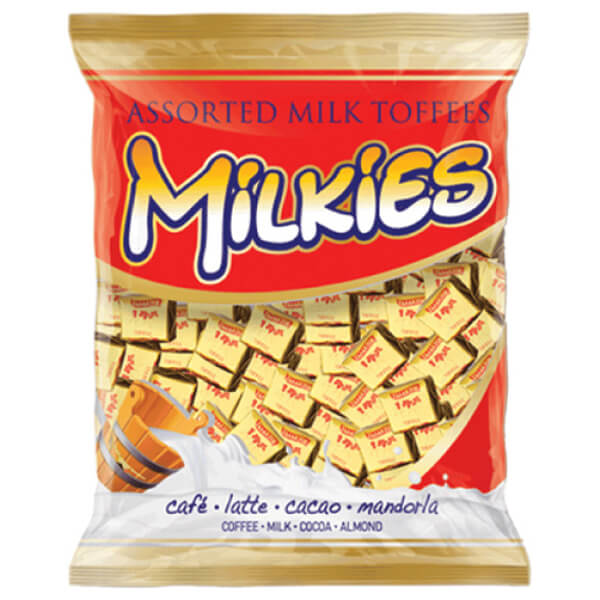 Milkies Καραμέλες Toffee 1kg (Γάλακτος)
