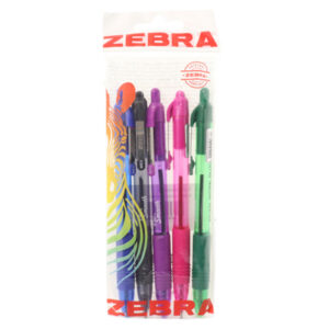 Zebra Στυλό Ζ-Grip Smooth (5τεμ.) - Διάφορα Χρώματα