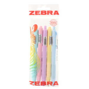 Zebra Ζ-Grip Pastel Στυλό (5τμχ) - Διαφορετικά Χρώματα
