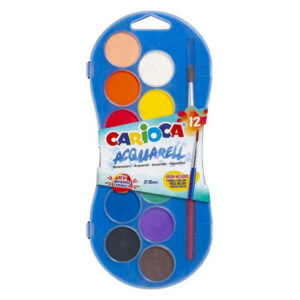 Carioca Νερομπογιές Acquarell 12 Χρώματα