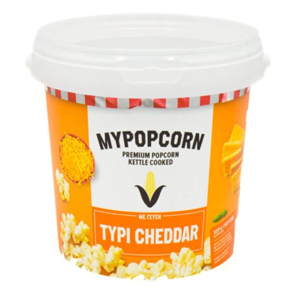 MYPOPCORN Ποπ Κορν Τυρί Cheddar 45gr