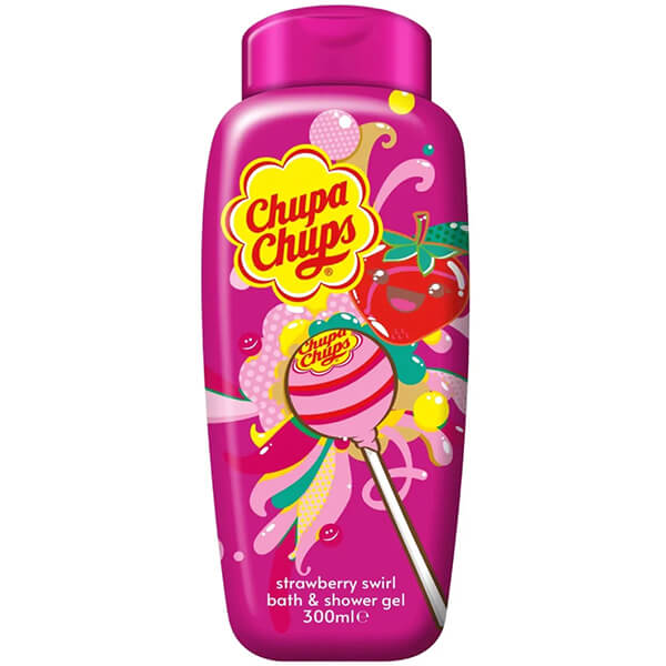 Chupa Chups Σαμπουάν & Αφρόλουτρο 300ml (Φράουλα)