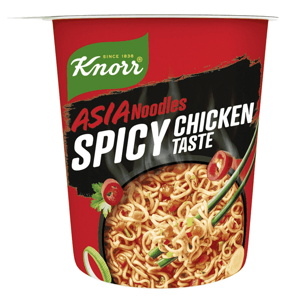 Knorr Snack Pot Noodles 64gr. (Πικάντικο Κοτόπουλο)