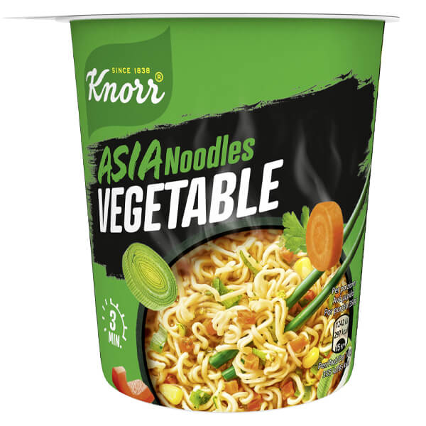 Knorr Snack Pot Noodles 65gr - Λαχανικών