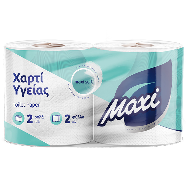 Maxi Χαρτί Υγείας 2 Φύλλο Λείο 2x150gr