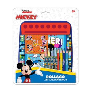 Σετ Χρώματισμού Disney Mickey-Minnie Roll & Go 21x24,5 εκ.