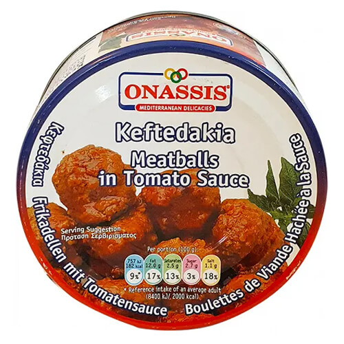 Ωνάσης Κεφτεδάκια με Σάλτσα 280gr