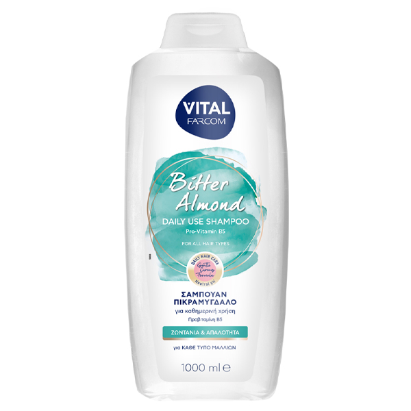Farcom Vital Σαμπουάν Πικραμύγδαλο 1000ml