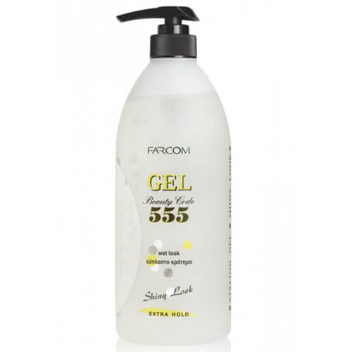 Gel Wet Look Extra Hold Farcom 555 Βαλβίδα 600ml
