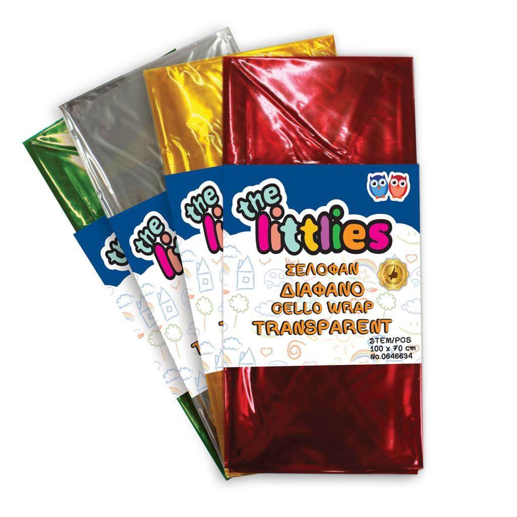 Σελοφάν Χειροτεχνίας The Littlies Κίτρινο 70x100 εκ. 2 τμχ