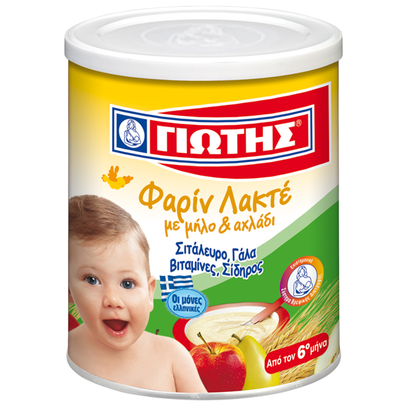 ΓΙΩΤΗΣ ΦΑΡΙΝ ΛΑΚΤΕ ΜΗΛΟ-ΑΧΛΑΔΙ 300gr