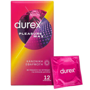 Durex Προφυλακτικά 12τεμ. Pleasuremax