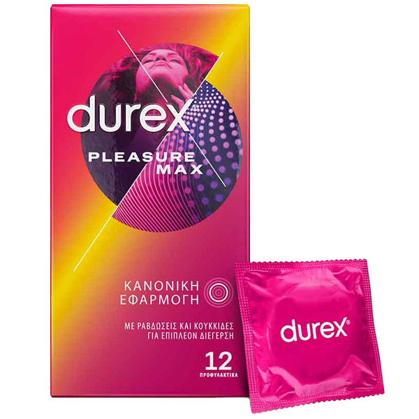 Durex Προφυλακτικά 12τεμ. Pleasuremax