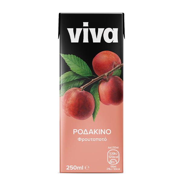 VIVA Ροδάκινο Φρουτοποτό 250ml