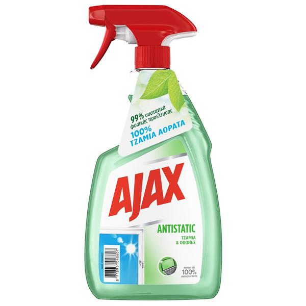 Ajax Καθαριστικό Τζαμιών 750ml (Antistatic) (Αντλία)
