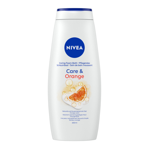 Nivea Αφρόλουτρο 650ml - Care & Orange