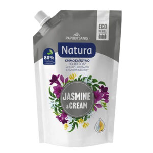 Natura Ανταλλακτικό Κρεμοσάπουνο 500ml (Jasmine & Cream)