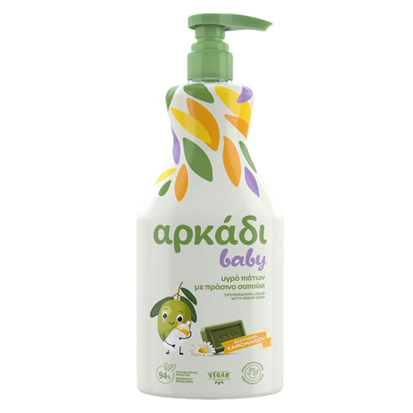 Αρκάδι Υγρό Πιάτων Baby 550ml (Αντλία) Χαμομήλι