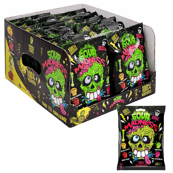Sour Madness Καραμέλες 60gr