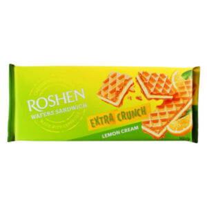 Roshen Wafers Sandwich Τραγανή Γκοφρέτα 142gr (Λεμόνι)