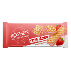ROSHEN Wafers Sandwich Τραγανή Γκοφρέτα 142gr (Φράουλα)