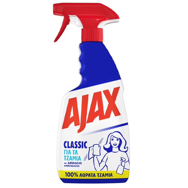 Ajax Καθαριστικό Τζαμιών - 500ml (Classic) (Αντλία)