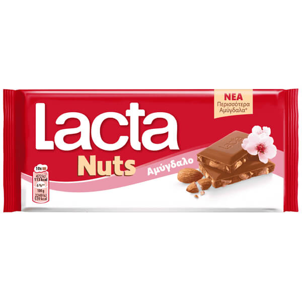 Lacta Σοκολάτα Αμύγδαλο - 85gr