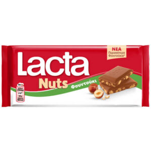 LACTA Σοκολάτα 85gr - Nuts (Φουντούκι)