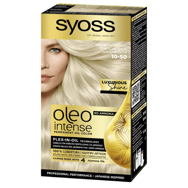 Syoss Βαφή Μαλλιών Oleo (Ν10-50) Καταξανθό Σαντρέ