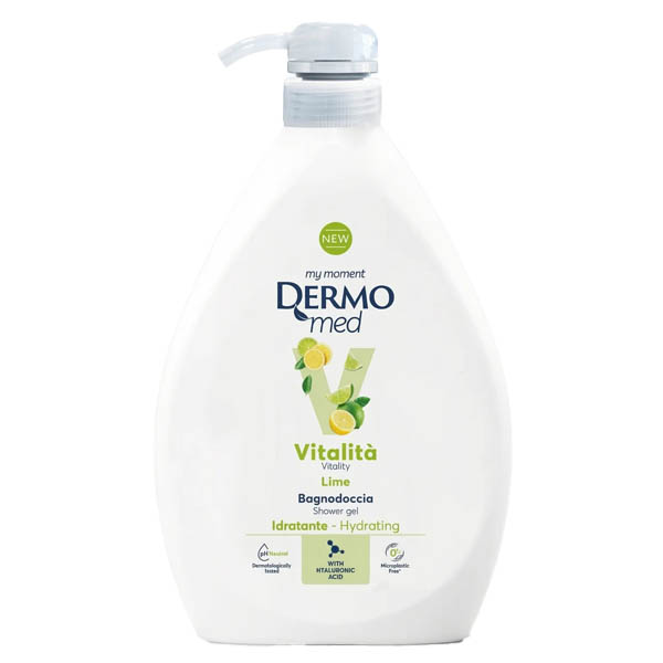 Dermomed Αφρόλουτρο 1lt με Αντλία (Lime)