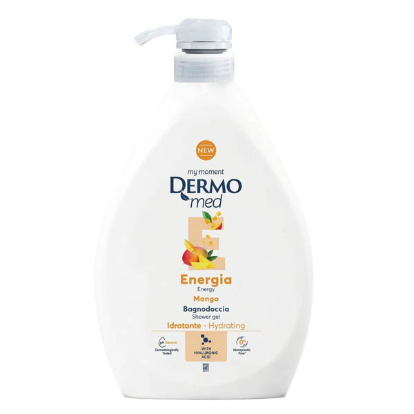 Dermomed Αφρόλουτρο 1lt με Αντλία (Energia) (Mango)