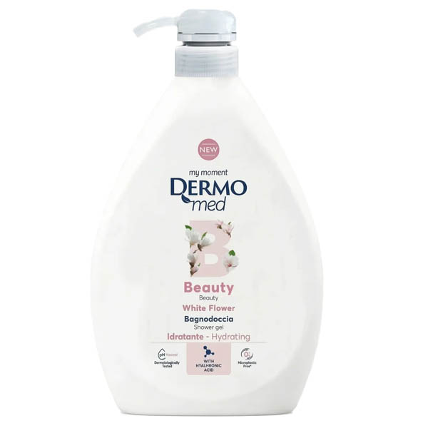 Dermomed Αφρόλουτρο 1lt Με Αντλία (White Flower)