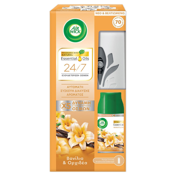 Air Wick Freshmatic Vanilla Orchid - Συσκευή + Ανταλλακτικό 250ml