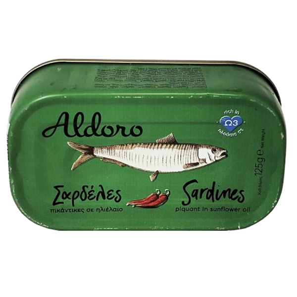 Aldoro Σαρδέλες 125gr (Πικάντικες)
