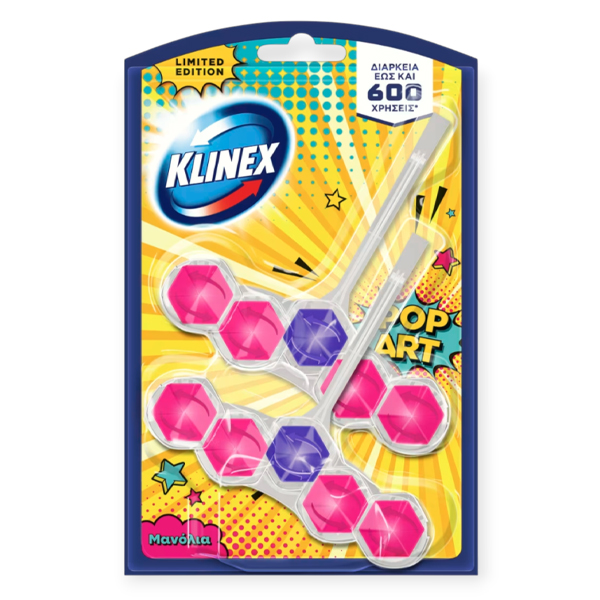 Klinex WC Block (2x50gr.) - Pop Art Μανώλια