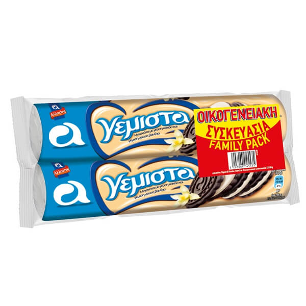 Αλλατίνη Γεμιστά Κακάο-Βανίλια (2x200gr)