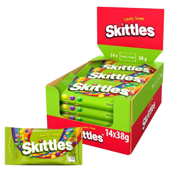 Skittles 38gr Crazy Sours