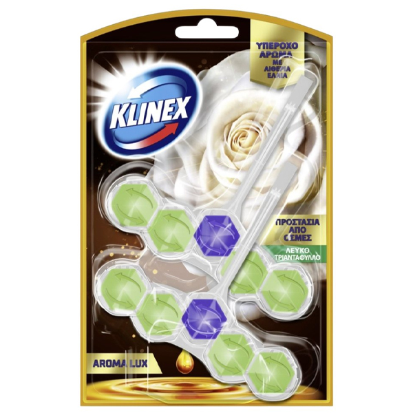 Klinex WC Block Aroma Luxe (2x50gr) - Τριαντάφυλλο